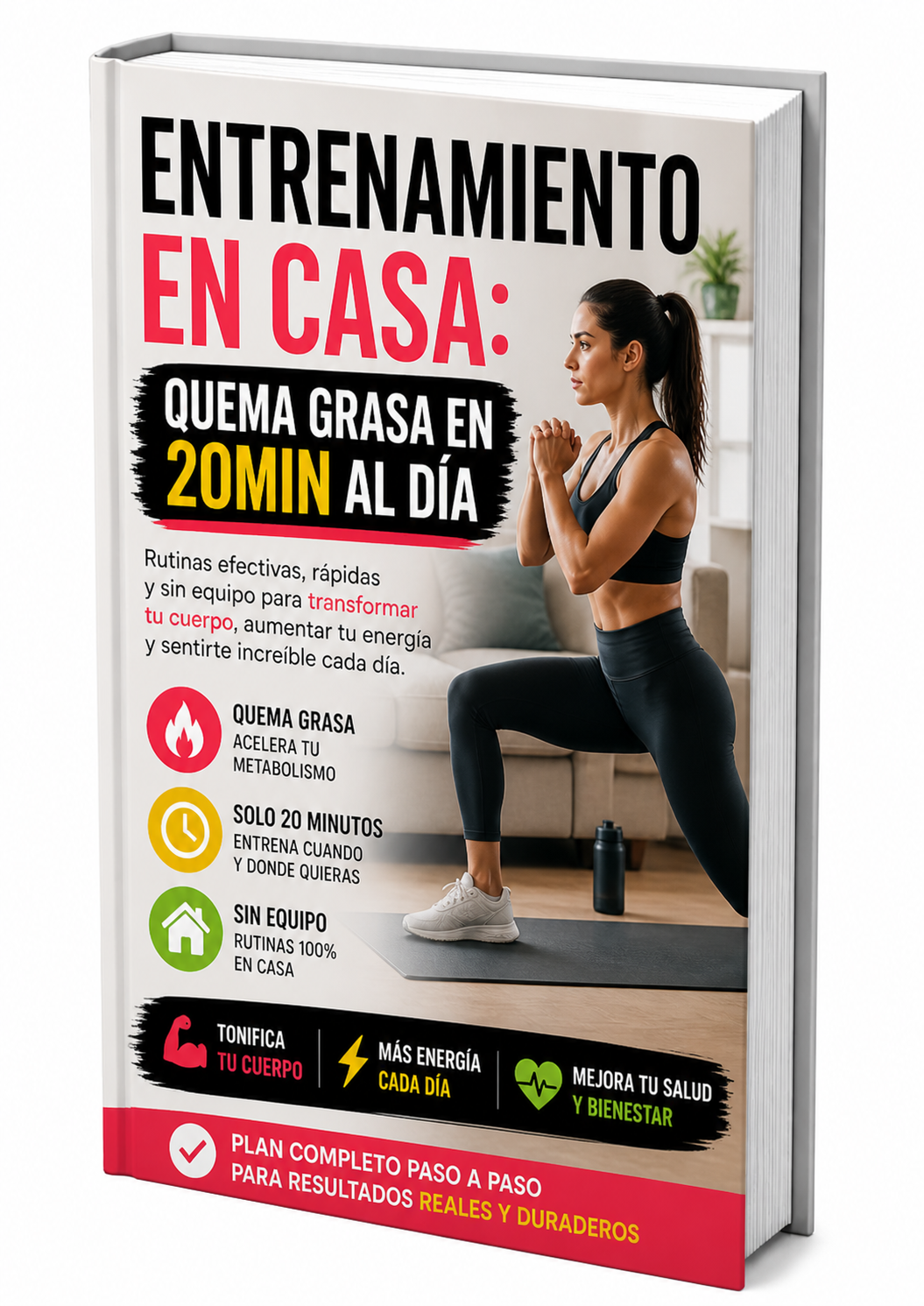 Entrenamiento en casa: Quema grasa en 20min al dia