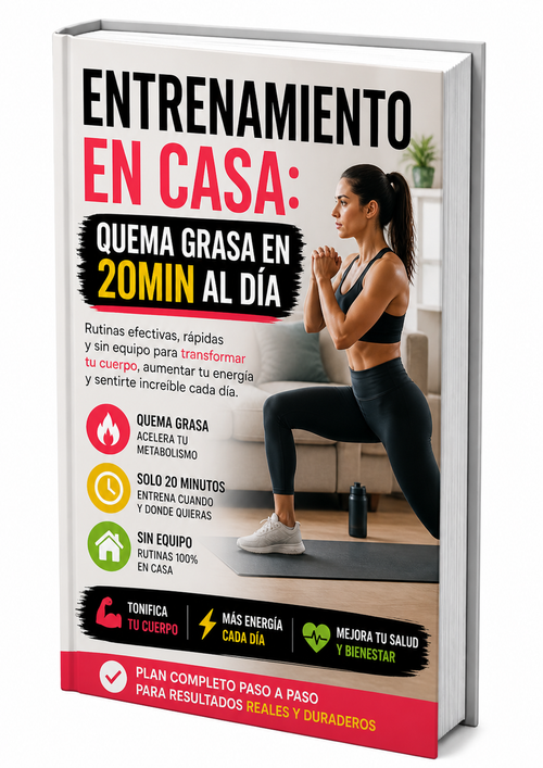 Entrenamiento en casa: Quema grasa en 20min al dia